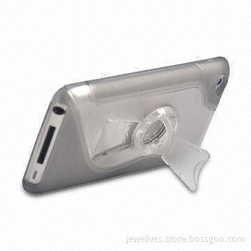Case for Apple's iPod Touch 4, with Design of Kickstand